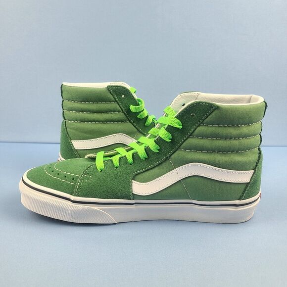 Vans Sk8-Hi Mens Size 7 Canvas Suede Skate Shoes Sneakers Deep Green VN0A38GEUKV - Picture 7 of 16